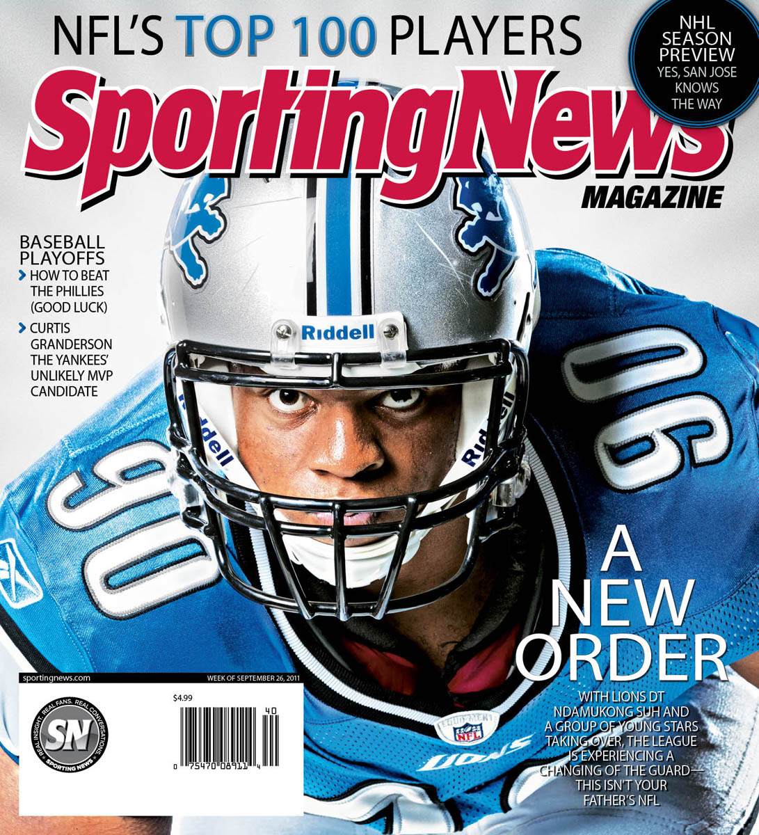 Sporting News Magazine cover, Ndamukong Suh