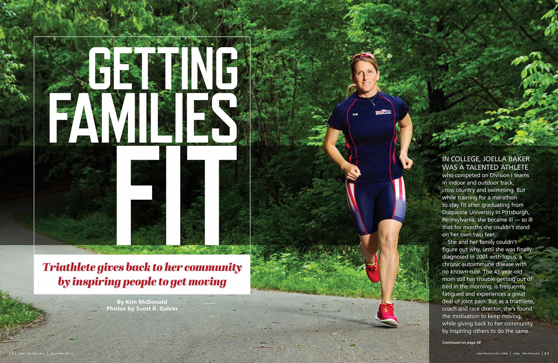 USA Triathlon, feature story on triathlete Joella Baker